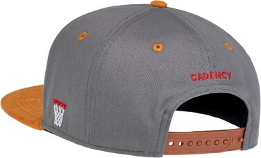 Кепки Snapback Cadency® для чоловіків та жінок, унікальні, з індивідуальними дизайнами, бейсболки з прямим козирком, регульовані, теплі зимові - темно-зелений (баскетбол - сірий)