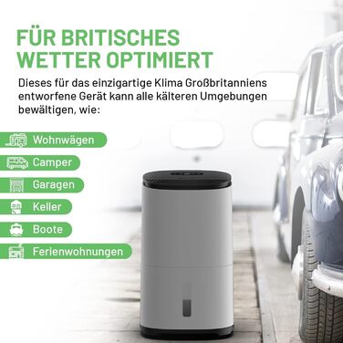 Зволожувач повітря Meaco Arete® One 10L з HEPA-фільтром для дому 42 м² | Очищувач повітря