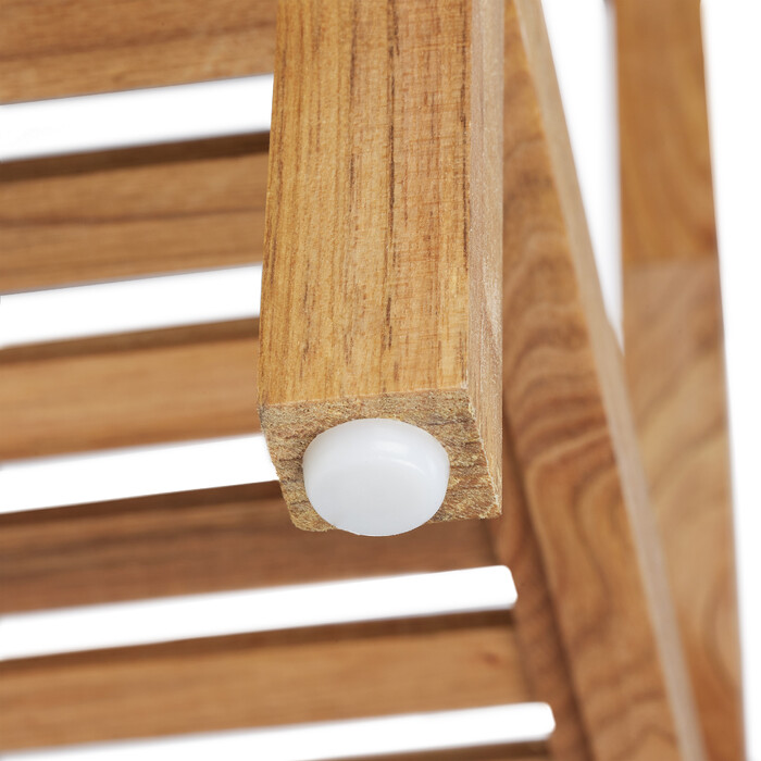 Relaxdays Walnut 3-Tier Shelf