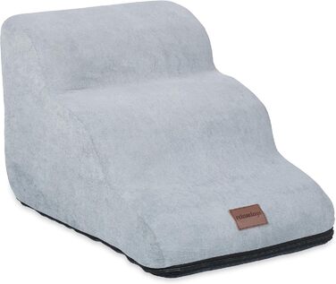 Сходинки для домашніх тварин Relaxdays 3 сходинки, для собак та котів, сірі, 33 x 36,5 x 52 см