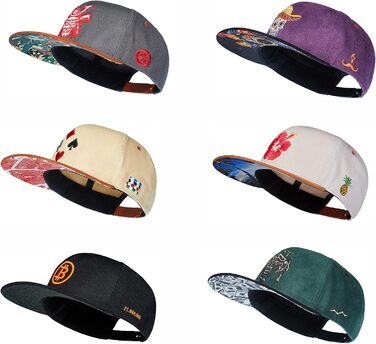 Кепки Snapback Cadency® для чоловіків та жінок, унікальні, з індивідуальним дизайном, бейсболки з прямим козирком, унісекс, регульовані, теплі зимові - темно-зелені