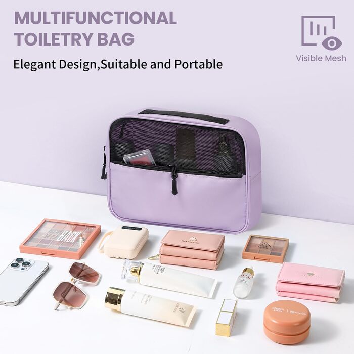 Органайзери для валізи Prezon, набір 8 шт., легкі, фіолетові