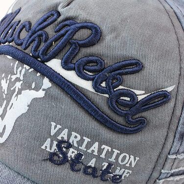 Кепка бейсболка Vintage з бавовни, випрасувана джинсова, ретро, з витертими краями, чоловіча/жіноча, з вишивкою, регульованого розміру, A-Marine