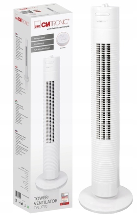 Колонний вентилятор Clatronic TVL 3770, білий