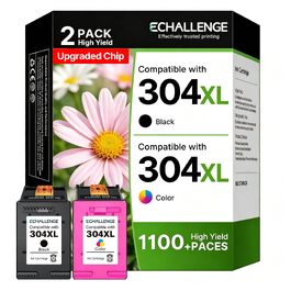 Картриджі для принтера HP 304XL (чорний/кольорові) ECHALLENGE, підвищена ємність
