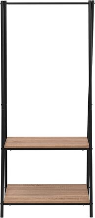 WOLTU Coat Rack Clothes Rack with Shelf Laundry Rack with Shoe Shelf Clothing Stand Shelves Bedroom