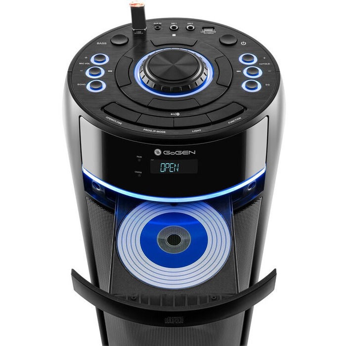 Портативна колонка GoGEN HAPPEE BPS 736CD, чорна, 90 Вт