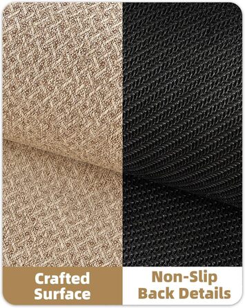 Килимок вхідний COLOR&GEOMETRY 44 x 76 см, протибрудовий килим для дому, нековзкий килимок біля дверей, колір хакі