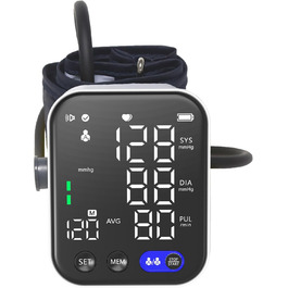 Тонометр на плече з LED-дисплеєм, HD-підсвічуванням, виявлення аритмії, CK-A139