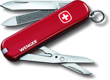 Мультитул Victorinox Wenger: швейцарський ніж з 7 функціями, клінок, пилка для нігтів, ножиці