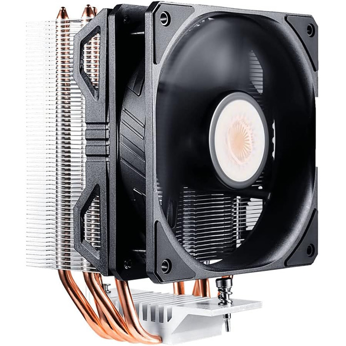 Кулер CPU Cooler Master Hyper 212 EVO V2 з підтримкою LGA1700, 4 теплові трубки, RGB-вентилятор SF120R, підтримка Push-Pull