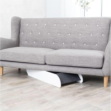 Сходи для тварин Trixie, складані, 4 сходинки, легкі, алюміній, портативні, білий колір