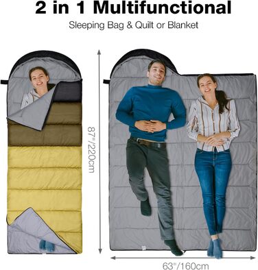 Сплячий мішок Outplea Outdoor 3-4 сезони, водонепроникний, легкий, 220*80 см, для дорослих та дітей, кемпінг, подорожі, туризм