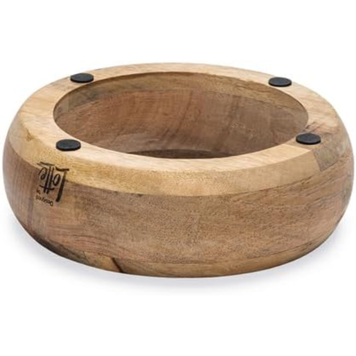 Lotte Holznapf Mandira 650ml Ceramic Dog Bowl - Brown