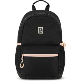 Шкільний рюкзак для дівчаток та хлопчиків-підлітків Flex - рюкзак для жінок та чоловіків з відділенням для 16-дюймового ноутбука для школи та дозвілля - водонепроникний, чорно-рожевий