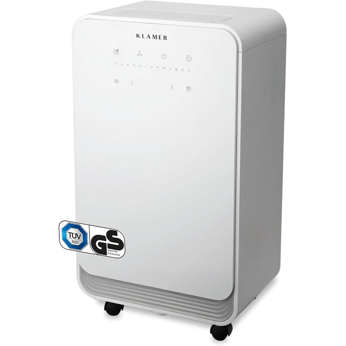Електричний осушувач повітря KLAMER 195 м³/год, 420W, 5.5 л (12л)