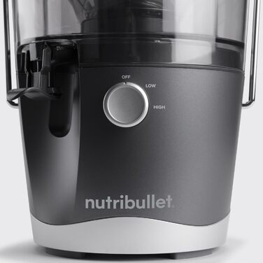 NutriBullet Juicer, Cold Press Juicer, Fruit and Vegetable Extractor, Fruit Juice Press, Daily Use, Easy to Clean, 1.5L Pulp Container, NBJ100G, Black Centrifuge