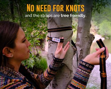 Гамак для кемпінгу з москітною сіткою та тентом - двомісний гамак з сіткою від комах та наметом, посилений, легкий, з кишенею, надійні ремені для дерев та карабіни, "Fliegen- und Moskitonetz"