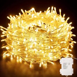 LED гірлянда 13м, 130 LED, 8 режимів, таймер, IP65, вологостійка, для балкона, саду, святкування, вечірки, весілля