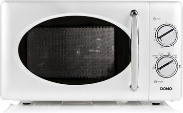 Мікрохвильова піч DOMO DO3125 Retro, 25 л, 900 Вт, біла