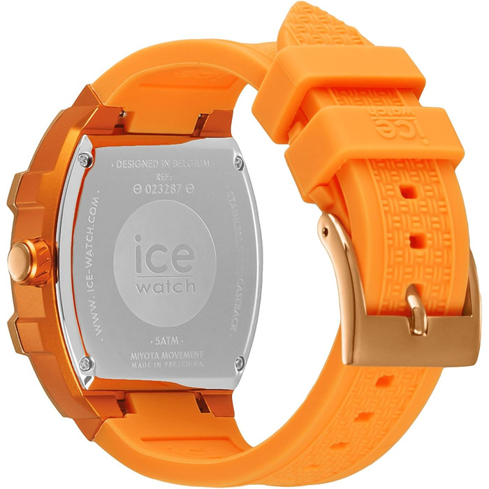 Жіночий годинник Ice-Watch Ice Boliday з силіконовим ремінцем, розмір Small, помаранчевий