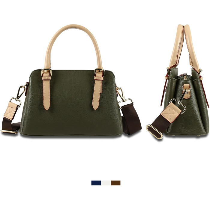 Сумка жіноча Bugatti Ella оливкова, маленька крос-боді, клатч для жінок