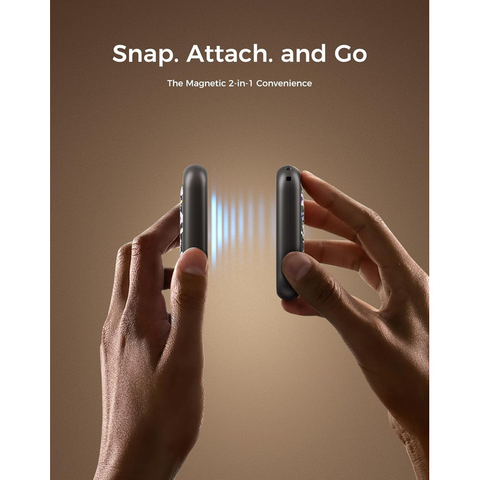 Електричні грілки для рук OCOOPA UT4 Young - 2 шт, 5000mAh, водонепроникні, швидкий нагрів, USB, для активного відпочинку взимку