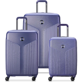 Чемодан DELSEY PARIS Comete 3.0, 20 дюймів, лавандовий, жорсткий, розширюваний, з колесами