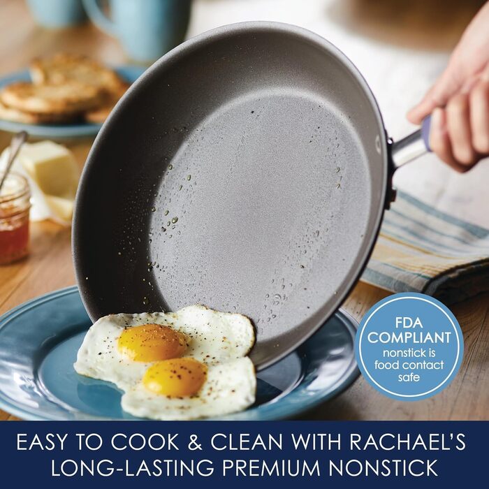 Набір посуду Rachael Ray Cucina Nonstick, 12 предметів, лавандовий
