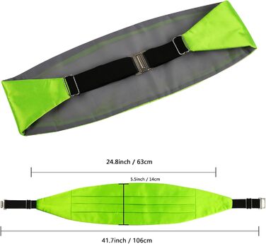 Метелик Alizeal чоловічий однотонний, з підтяжками та хустинкою в кишеню - подарунковий набір (132-лаймовий зелений)