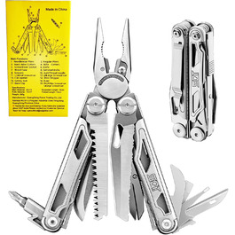 Мультитул SQT 18-в-1: професійний мультиінструмент з плоскогубцями, ножем та з нержавіючої сталі для DIY, ремонту та кемпінгу. Подарунок для чоловіків SQT2038-5