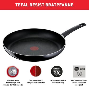 Сковорода Tefal Resist 20 см з антипригарним покриттям та індикатором нагріву