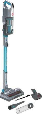 Бездротовий пилосос Hoover H-Free 500 Hydro Plus з підсвічуванням та функцією миття підлоги – 3-в-1, час роботи 30 хв, насадки: для підлоги, кутів, меблів, з паркуванням, 1 акумулятор