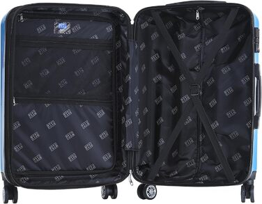 Валіза-набір 3шт з TSA-замком, розширювана, телескопічна ручка, жорсткий корпус (Кофе)