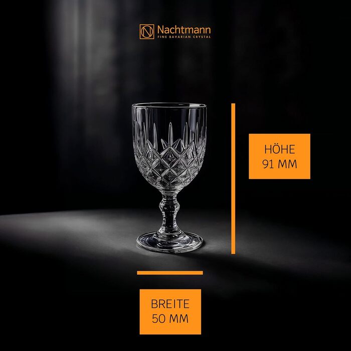 Набір віскі Nachtmann Noblesse (3 шт.): карафа 750 мл + 2 келихи 295 мл, кришталеве скло, для подарунка, spülmaschinenfest