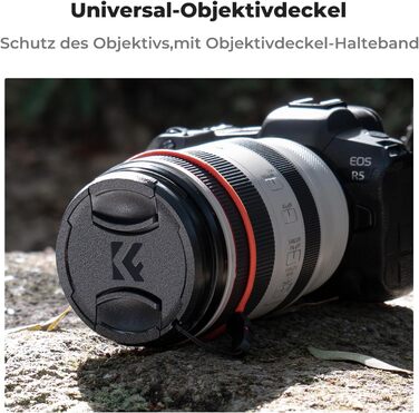 Поляризаційний фільтр K&F Concept 62mm CPL HD з оптичного скла та багатошаровим покриттям Nano-Xcel (з кришкою для об'єктива)