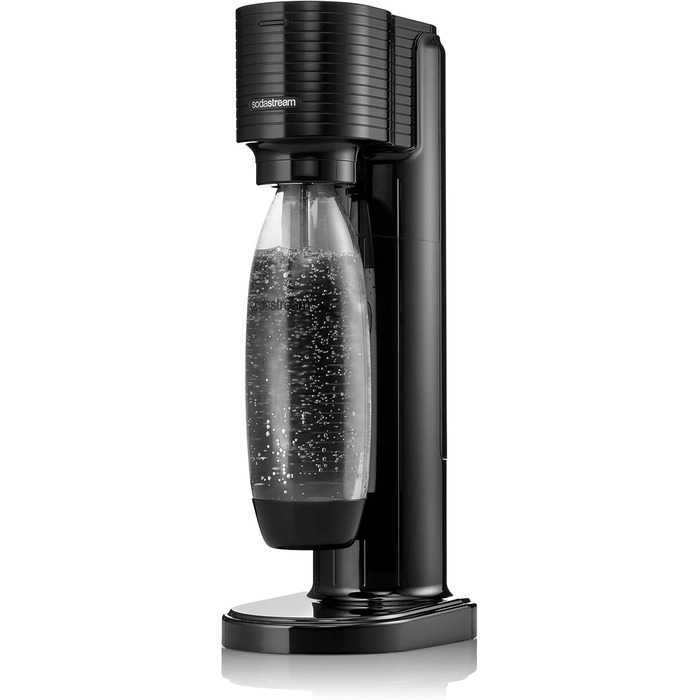 SodaStream Gaia Nero d'Acqua: Газова вода вдома. Комплект з 3 пляшками та циліндром CO2 (425г)