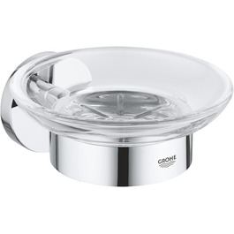 GROHE Start Soap Dish with Holder (Material: Glass/Metal, concealed mounting), chrome, 41193000