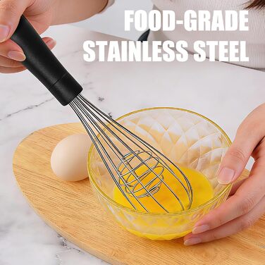 Набір з 2 міксерів з нержавіючої сталі, 30 см x 25.5 см - для приготування, випічки, змішування та перемішування