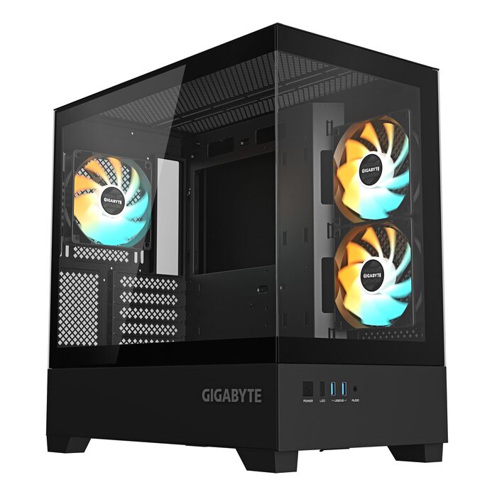 Корпус ПК GIGABYTE C201 Panoramic Mid-Tower: m-ATX, радіатор 360 мм, RGB Fusion