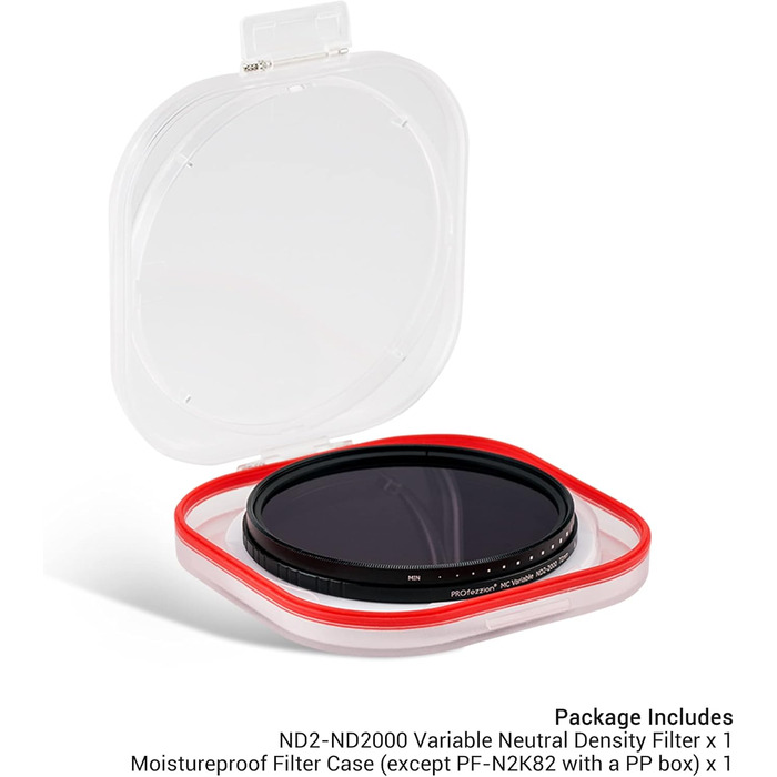 Графільтр PROfezzion Variable ND Filter: нейтральний фільтр змінної щільності 82mm для Sigma, Nikon, Fujifilm