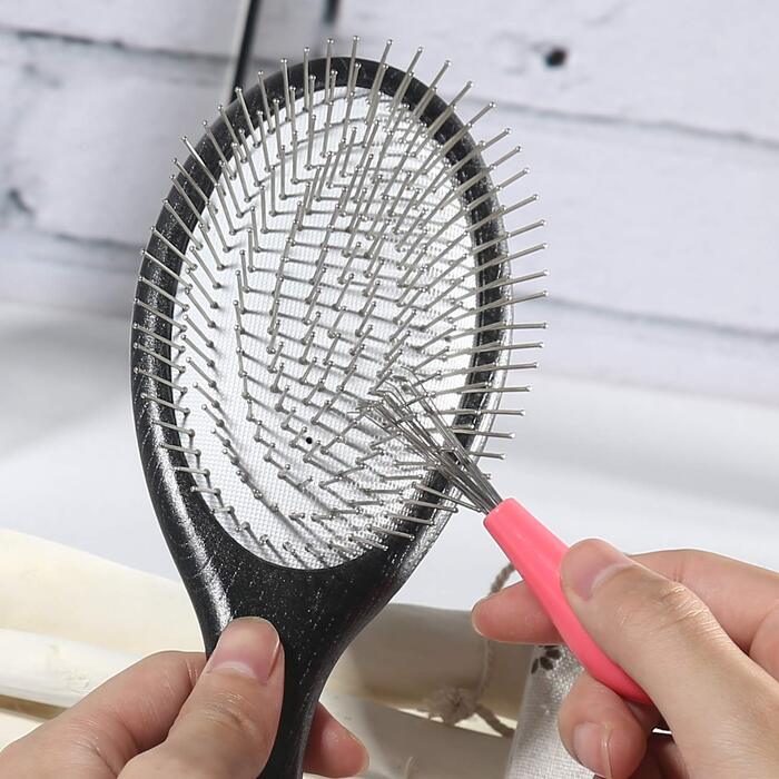 BESTOOL Щітка для волосся Paddle Detangler з металевими щетинками, для розплутування та масажу, підходить для кучерявого та довгого волосся, для мокрого та сухого волосся
