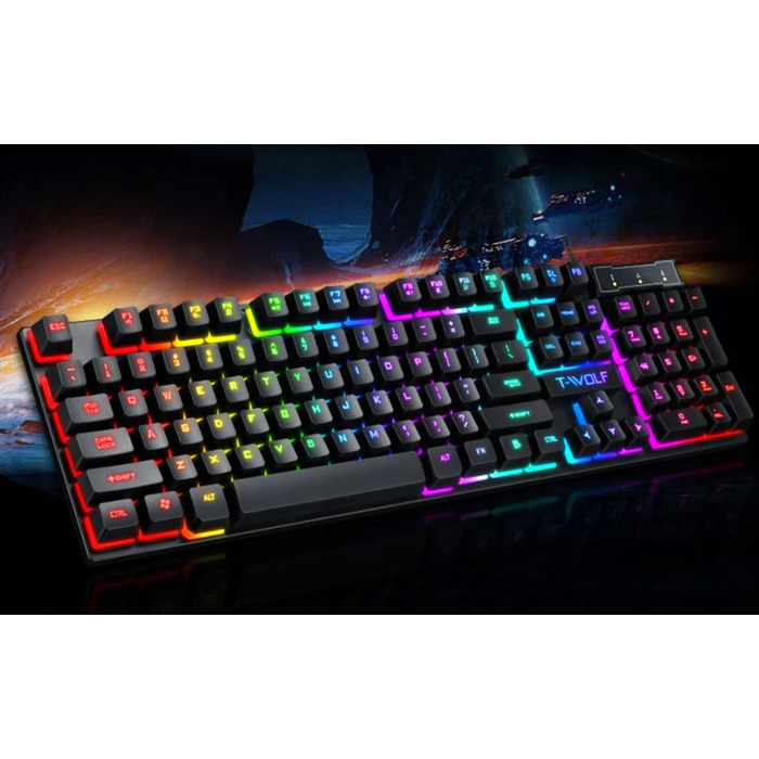 Ігрова механічна RGB клавіатура з LED-підсвіткою