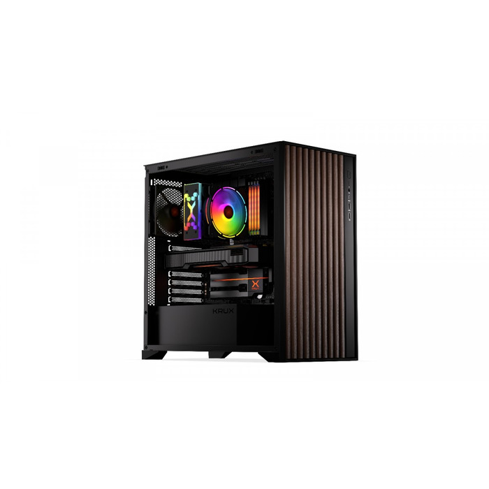 Корпус Krux Palum Midi Tower, багатоколірний