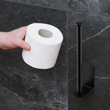 Relaxdays Self-adhesive roller towel holder