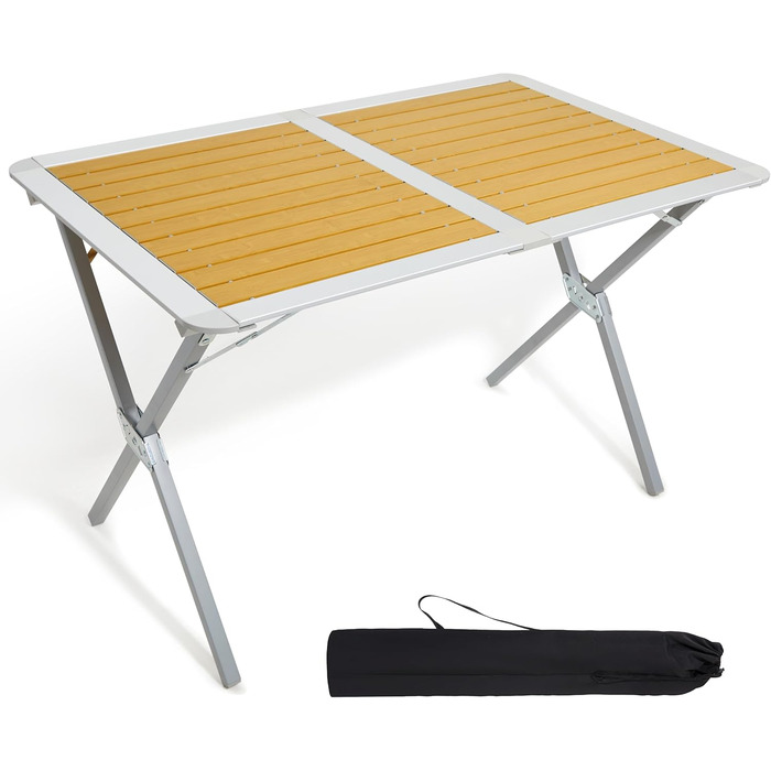 Складаний туристичний стіл Timber Ridge 110x70 см з алюмінію для кемпінгу, пікніка, відпочинку на природі