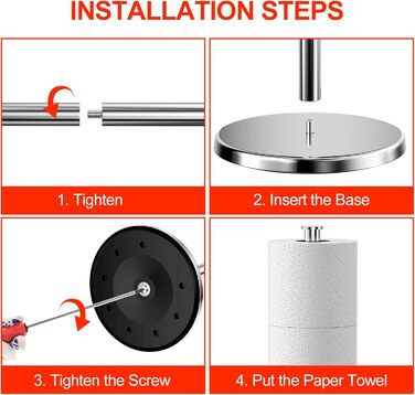 Підставка для туалетного паперу Newpop, нержавіюча сталь, без свердління, підлогова, для зберігання рулонів