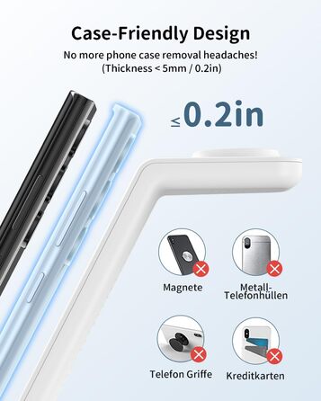 Бездротова зарядка JoyGeek 3-в-1 для Samsung Galaxy: смартфони S23/S24/S25, годинники та навушники