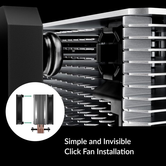 ARCTIC Freezer 36 CO - Кулер для CPU з Push-Pull для Intel & AMD, Single-Tower, два оптимізовані 120 мм вентилятори, подвійне кулькове підшипник, 200–1800 rpm, 4 Heatpipes, з термопастою MX-6