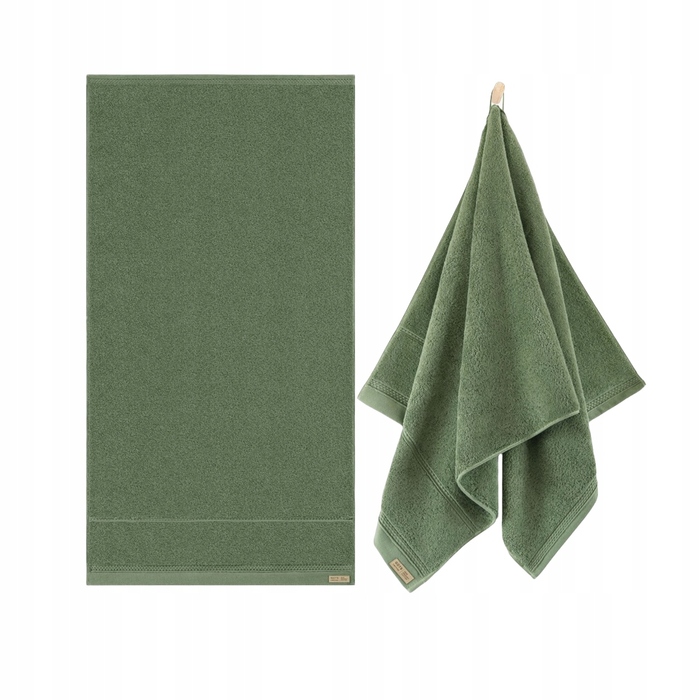 Великий махровий рушник для купання ZWOLTEX QUEEN, зелений, 650г, 70x140см